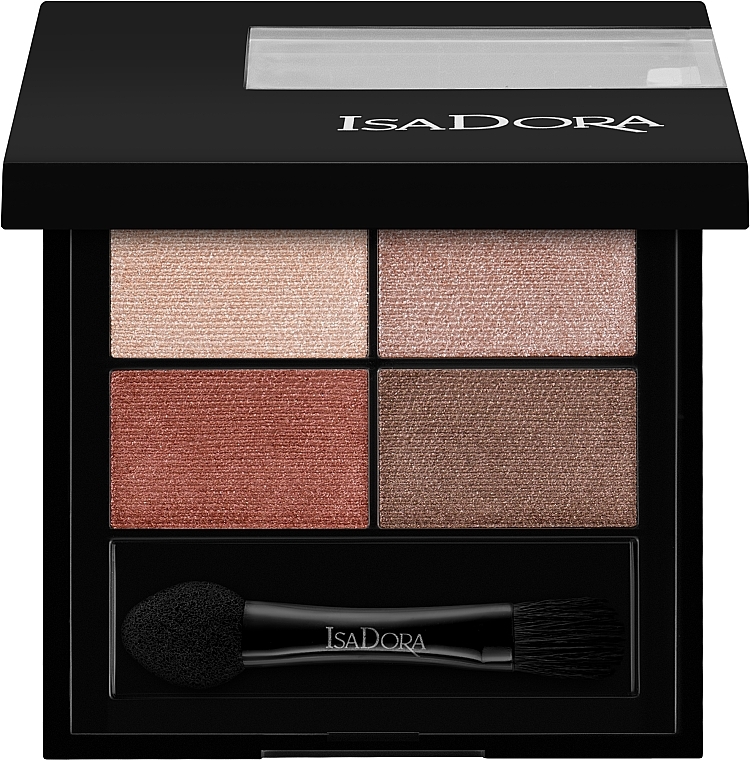 Eyeshadows - IsaDora Quartet Eye Shadow — photo N1