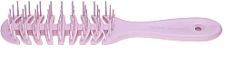 Hair Brush, 22x4x2.5 cm, pink - Janeke Rectangular Spider Hairbrush Pink — photo N1