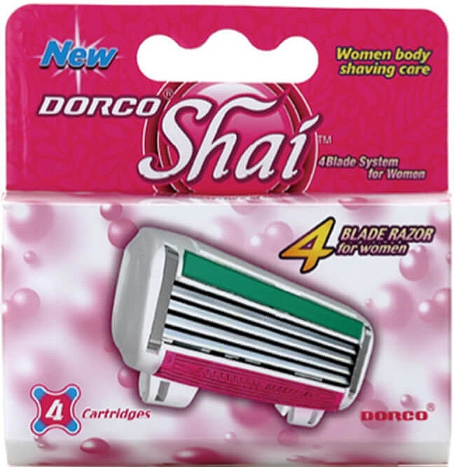 Replaceable Cassettes, 4 pcs - Dorco Shai 4 — photo N1