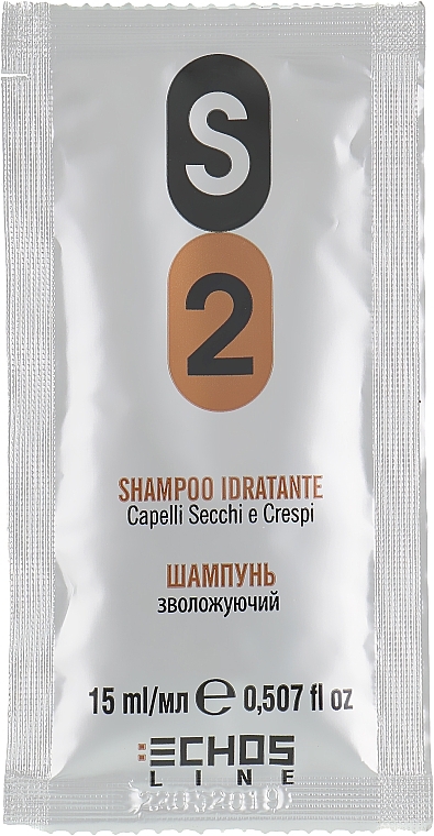 Moisturizing Shampoo for Dry & Curly Hair - Echosline S2 Hydrating Shampoo (sample) — photo N5