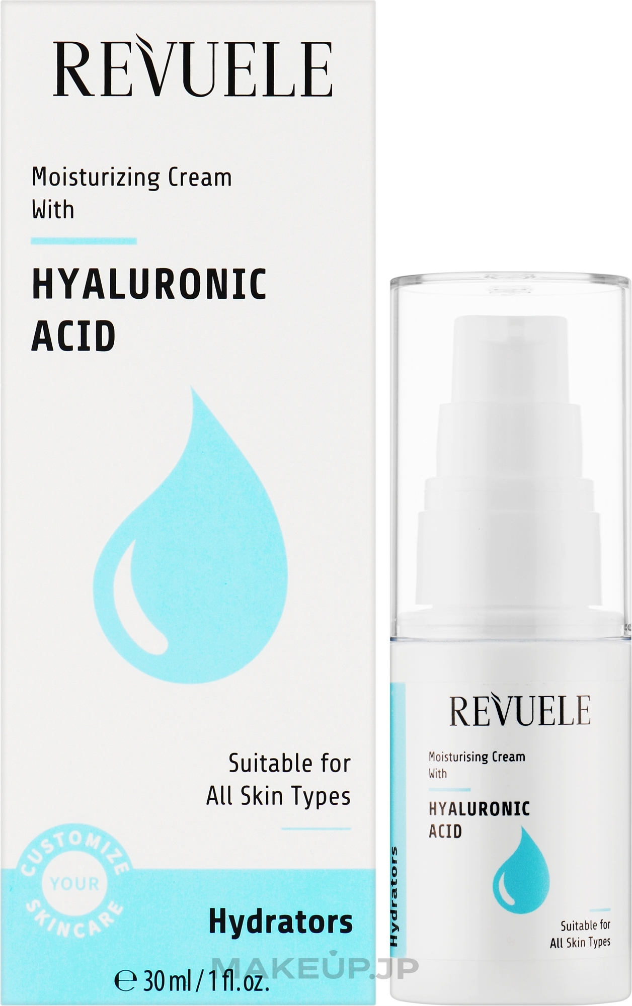 Moisturizing Facial Serum with Hyaluronic Acid - Revuele Hydrators Hyaluronic Acid — photo 30 ml