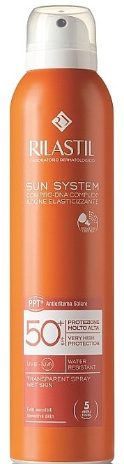 Transparent Sunscreen Body Spray SPF50 - Rilastil Sun System SPF50 — photo N1