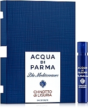 Fragrances, Perfumes, Cosmetics Acqua di Parma Blu Mediterraneo Chinotto di Liguria - Eau de Toilette (mini size)