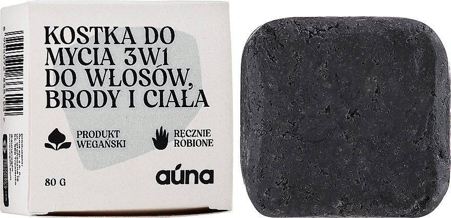 Beard & Body Hair Soap 3in1 - Auna Washing Bar For Beard And Body Hair — photo N3