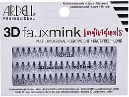 Fragrances, Perfumes, Cosmetics Individual Lash Set - Ardell 3D Faux Mink Individuals Long Black