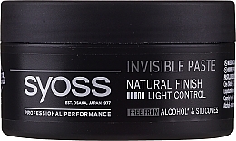 Fragrances, Perfumes, Cosmetics Hair Styling Paste - Syoss Invisible Paste Light Control