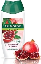 Fragrances, Perfumes, Cosmetics Naturel Shower Gel Cream "Vitamin B & Pomegranate Extract" - Palmolive