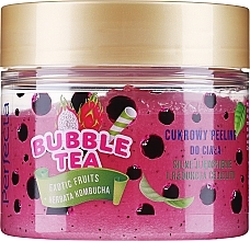 Fragrances, Perfumes, Cosmetics Sugar Body Peeling 'Exotic Fruits + Kombucha' - Perfecta Bubble Tea Exotic Fruits+ Kombucha Tea