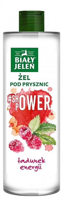 Raspberry Shower Gel - Bialy Jelen #Shower Power Raspberry Shower Gel — photo N1