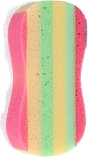 Fragrances, Perfumes, Cosmetics Shower Sponge 6047, yellow-green-yellow - Donegal