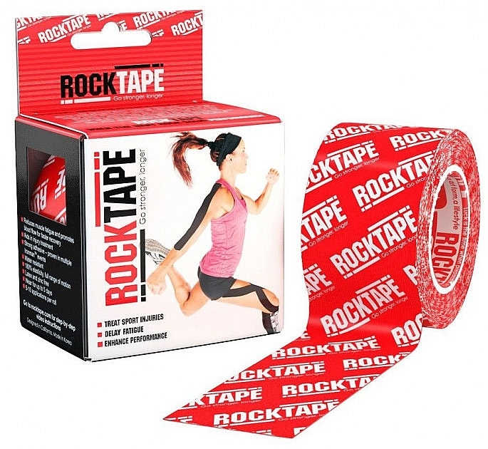 Kinesio Tape "Red Logo" - RockTape Design — photo N4