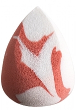 Fragrances, Perfumes, Cosmetics Makeup Sponge, coral, cut - Deni Carte Make Up Sponge Ultra Soft Cut Coral Blender 4358