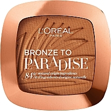 Face Bronzer - L'Oreal Paris Back To Bronze Matte Bronzing Powder — photo N1
