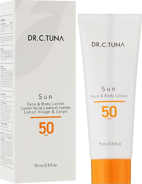 Sunscreen Lotion - Farmasi Dr. C. Tuna Face & Body Sun Lotion SPF50 — photo N4