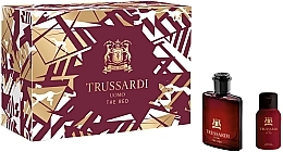 Fragrances, Perfumes, Cosmetics Trussardi Uomo The Red - Set (edt/50ml + sh/cr/30ml)