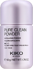 Fragrances, Perfumes, Cosmetics Face Cleansing Powder - Kiko Milano Pure Clean Exfoliating Powder