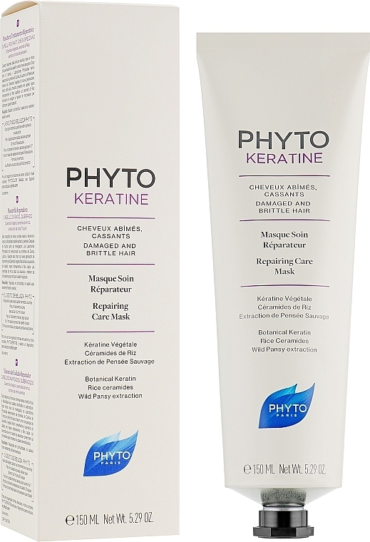 Hair Mask - Phyto Phytokeratine Repairing Care Mask — photo N2