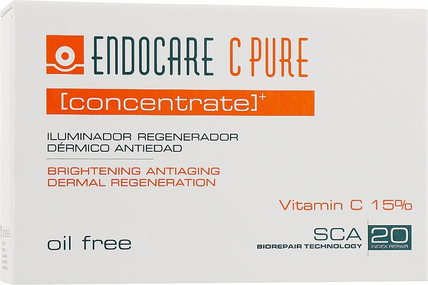 Regenerating Rejuvenating Face Concentrate with Vitamin C - Cantabria Labs Endocare C Pure Concentrate — photo N1