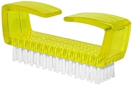 Hand & Nail Brush 'C-Lux', transparent, yellow - Sanel — photo N1