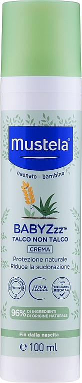 Anti-Mosquito Cream - Mustela BABYZzz Talco Non Talco Cream — photo N2