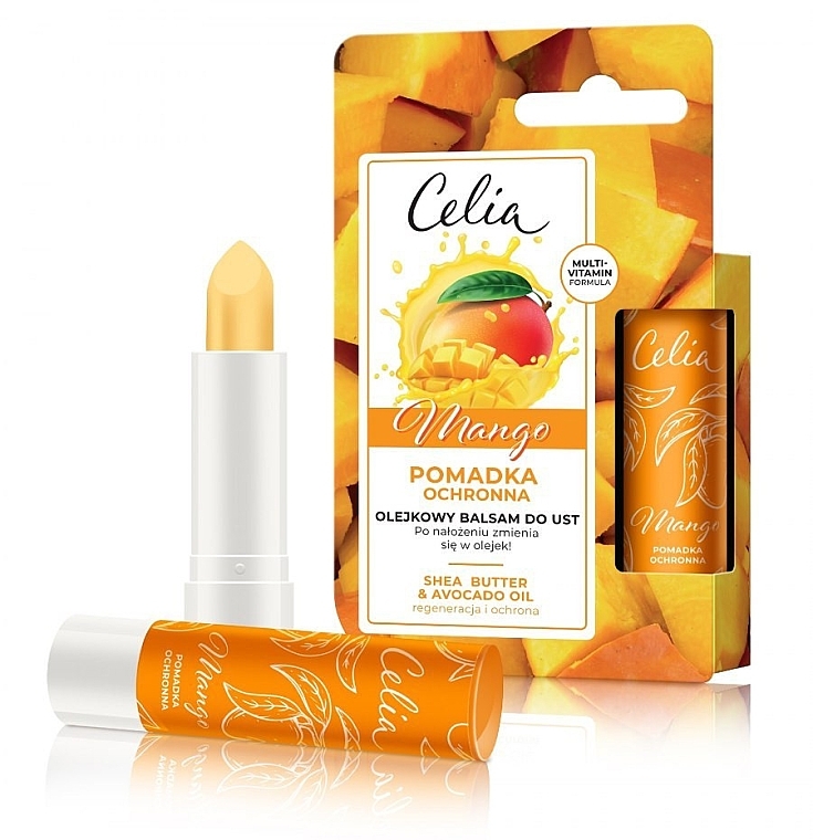 Mango Lip Balm - Celia Protective Lipstick Mango Oil Lip Balm — photo N5