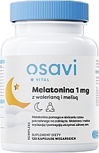 Melatonin With Valerian And Lemon Balm, 1 mg - Osavi Melatonin With Valerian And Lemon Balm, Helps With Falling Asleep 1Mg — photo N1