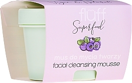 Face Cleansing Mousse - Fluff Facial Cleansing Mousse Wild Blueberry — photo N1