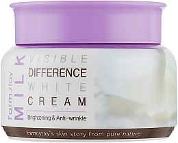Brightening Face Cream with Milk Extract - FarmStay Visible Difference Milk White Cream — photo N2
