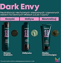 Neutralizing Red Shades Dark Hair Mask - Matrix Total Results Dark Envy Mask — photo N5