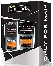 Fragrances, Perfumes, Cosmetics Set - Bielenda Only For Men Extra Energy (gel/150g + cream/50ml)