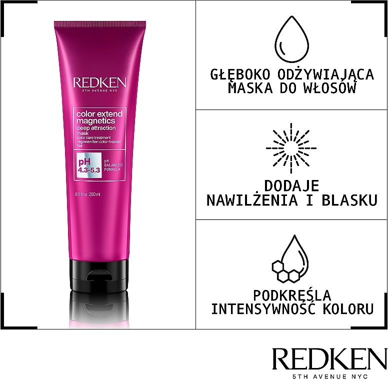 Color-Treated Hair Mask - Redken Color Extend Magnetics Color Captivating Treatment — photo N3