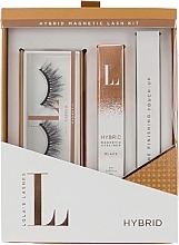 Fragrances, Perfumes, Cosmetics Lola's Lashes Amber Hybrid Magnetic Lash & Liner Kit (eyeliner/3ml + remover/2,5ml + eyelashes/2pcs) - Set