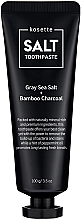 Fragrances, Perfumes, Cosmetics Gray Sea Salt & Bamboo Charcoal Toothpaste - Kosette Salt Toothpaste Gray Sea Salt + Bamboo Charcoal