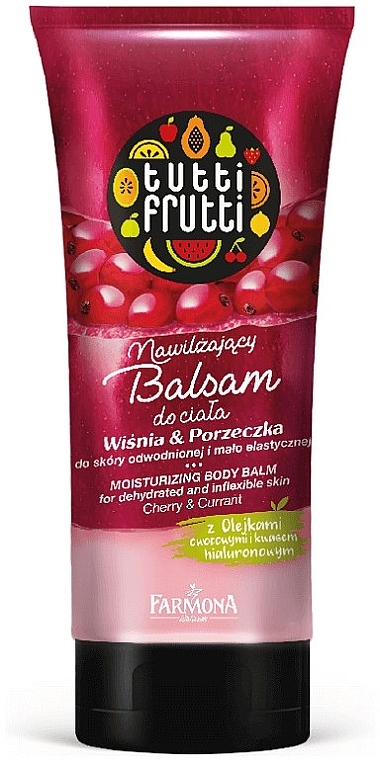 Body Balm "Cherry & Currant" - Farmona Tutti Frutti Moisturizing Body Balm Cherry & Currant — photo N1