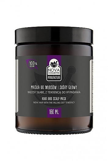 Hair & Scalp Mask for Hair with Falling Out Tendency - Nova Kosmetyki Hair Mask — photo N2