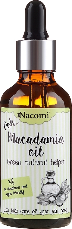 Macadamia Oil with Pipette - Nacomi Macadamia Oil — photo N1