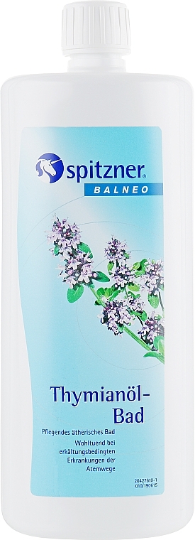 Liquid Bath Concentrate "Thyme" - Spitzner Arzneimittel — photo N3