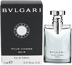 Fragrances, Perfumes, Cosmetics Bvlgari Pour Homme Soir - Eau de Toilette (mini size)