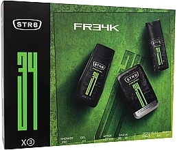 Fragrances, Perfumes, Cosmetics STR8 FR34K - Set (deo/spray/150ml + sh/gel/250ml + a/sh/lot/50ml) 