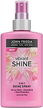 Hair Shine Spray 3in1 - John Frieda Vibrant Shine 3-in-1 Shine Spray — photo N1