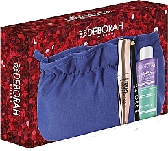 Fragrances, Perfumes, Cosmetics Deborah (mascara/12ml + demaq/50ml + pouch) - Set