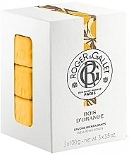 Fragrances, Perfumes, Cosmetics Roger&Gallet Bois D'Orange Perfumed Soaps - Set (soap/3x100g)
