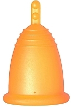 Menstrual Cup, size M, orange - MeLuna Classic Menstrual Cup Stem — photo N1