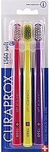 Fragrances, Perfumes, Cosmetics Toothbrush Set, raspberry, light green, purple - Curaprox