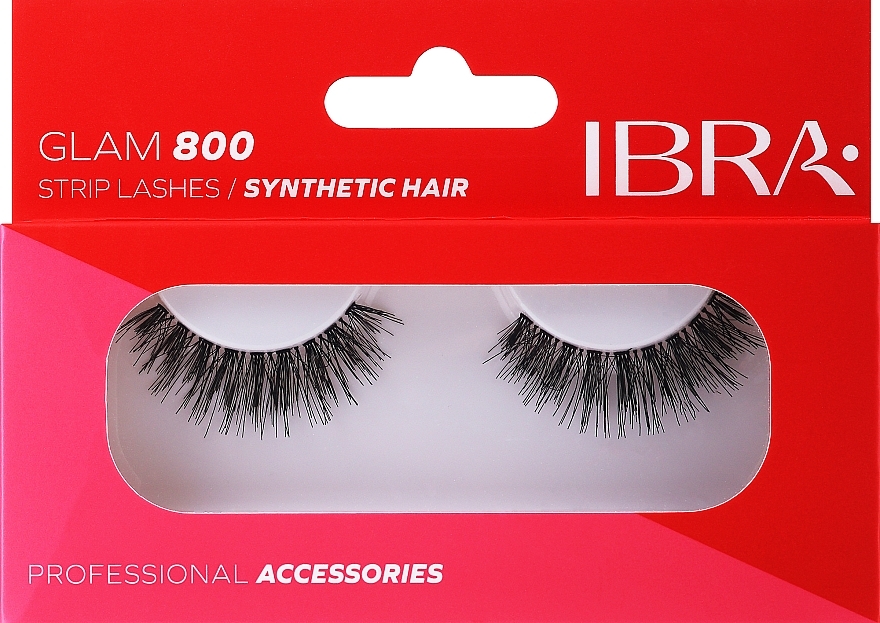 False Lashes - Ibra Glam 800 Strip Lashes — photo N2