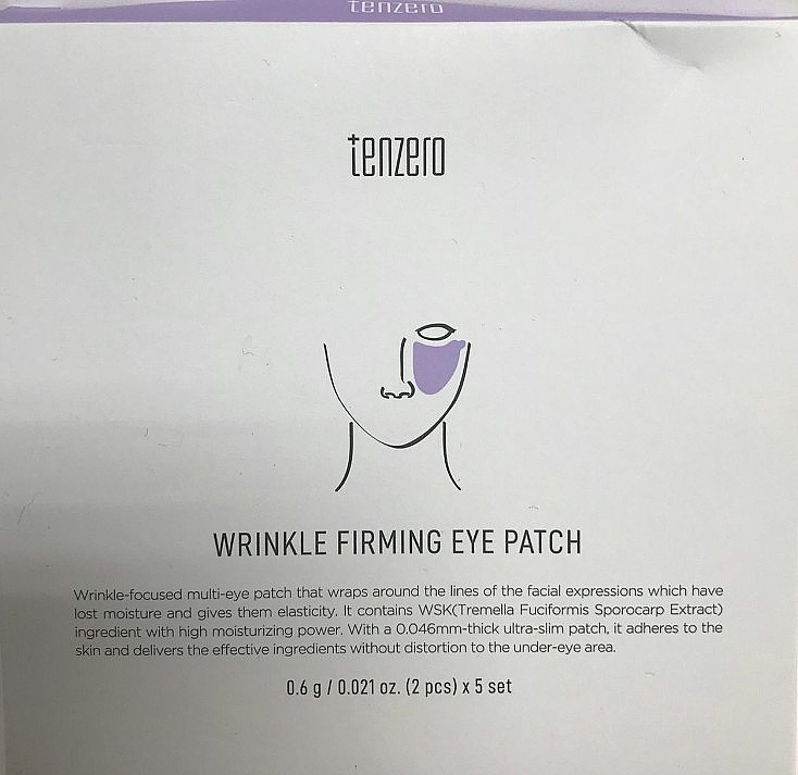 Anti-Wrinkle Eye Patches - Tenzero Wrinkle Firming Eye Patch — photo N1