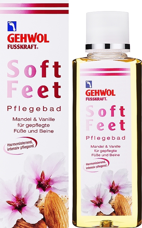 Moisturizing Foot Bath "Almond & Vanilla" - Gehwol Fusskraft Soft Feet Nourishing Bath Almond&Vanilla — photo N10