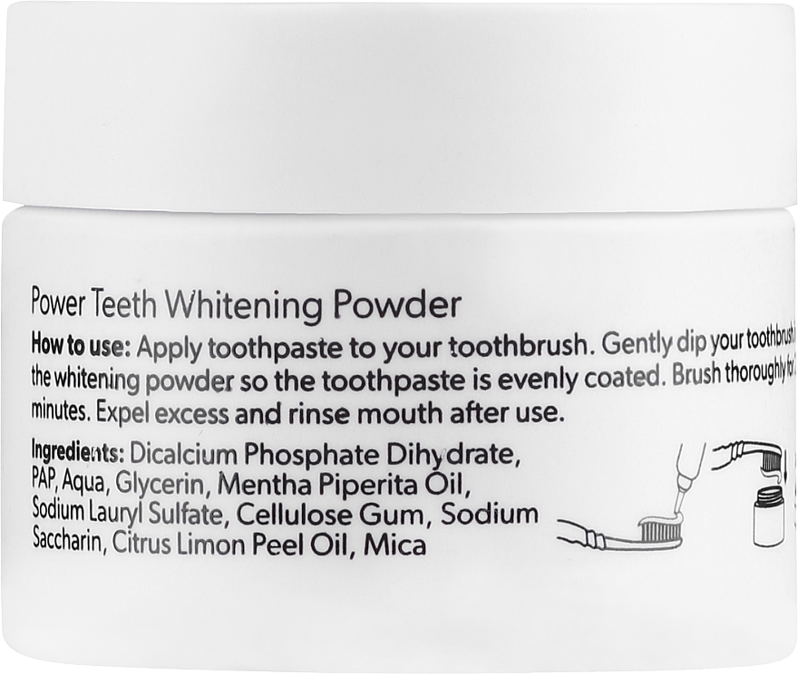 Teeth Whitening Powder - SwissWhite Smilepen White Edition Natural Teeth Whitening Powder — photo N5