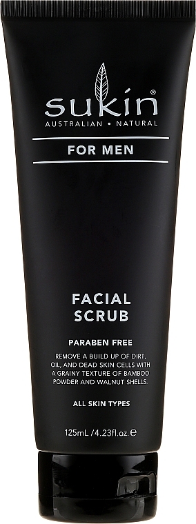 Face Scrub - Sukin For Men Facial Scrub — photo N3