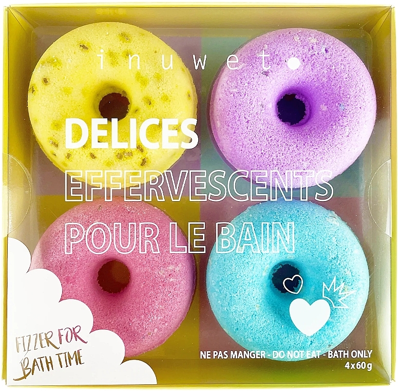 Set - Inuwet Fizzy Donuts (b/bomb/4x60g) — photo N1